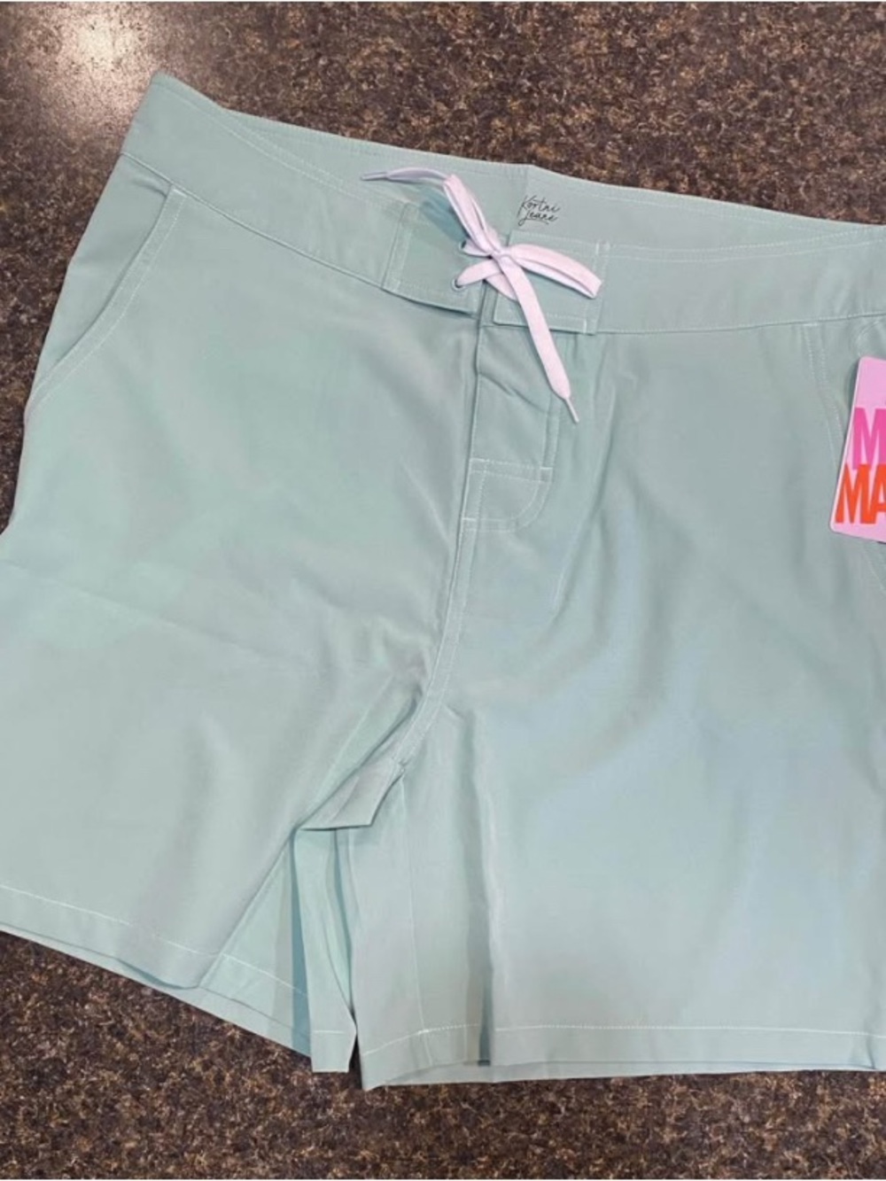 Men’s Kortni Jeane Spearmint Drawstring Shorts - 34